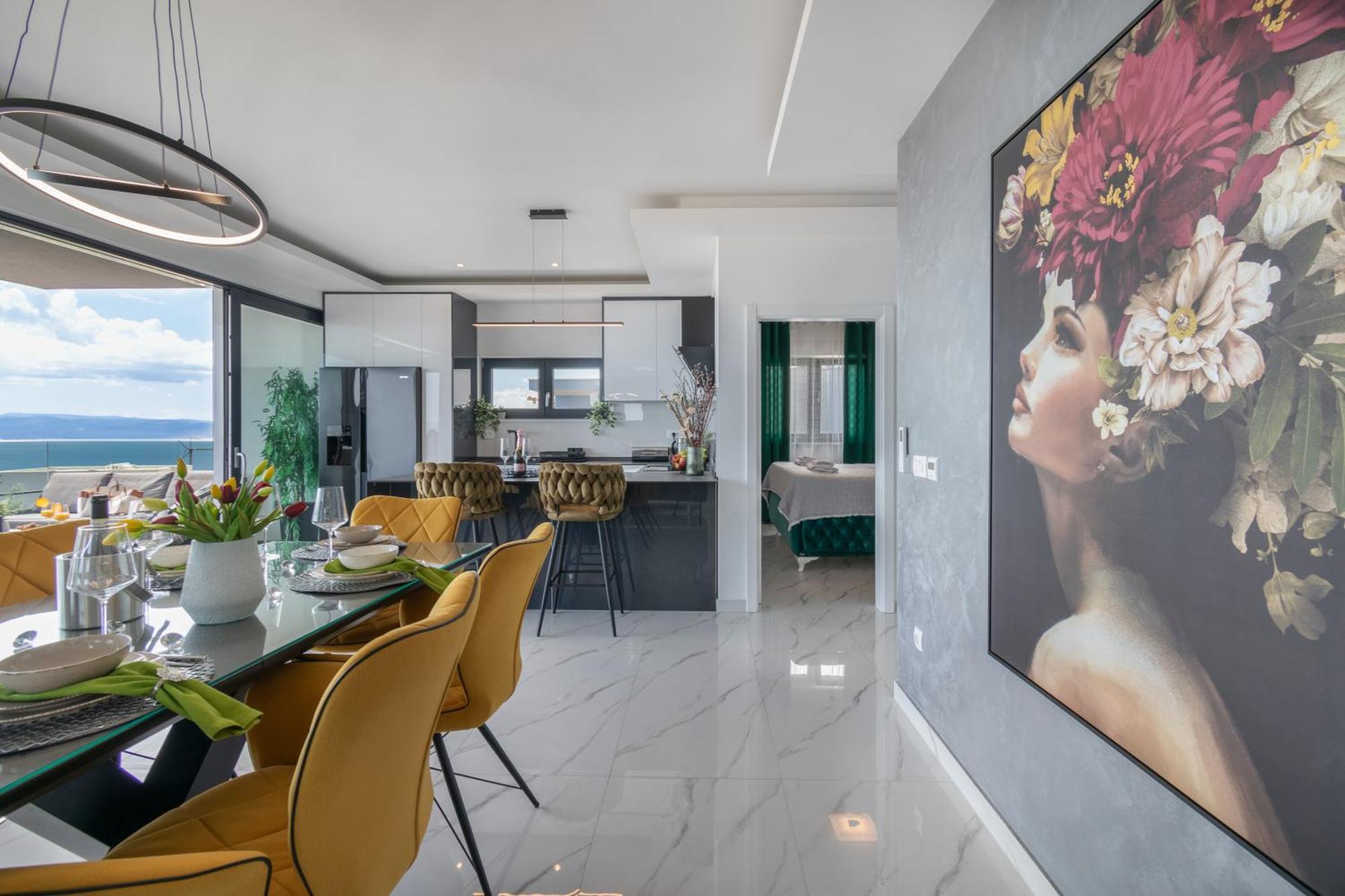 Lux Penthouse Panoramic View With Jacuzzi Apartamento Makarska Exterior foto